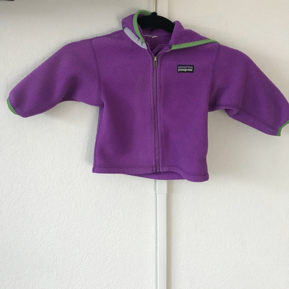 PATAGONIA baby fleece hood jacket 2T